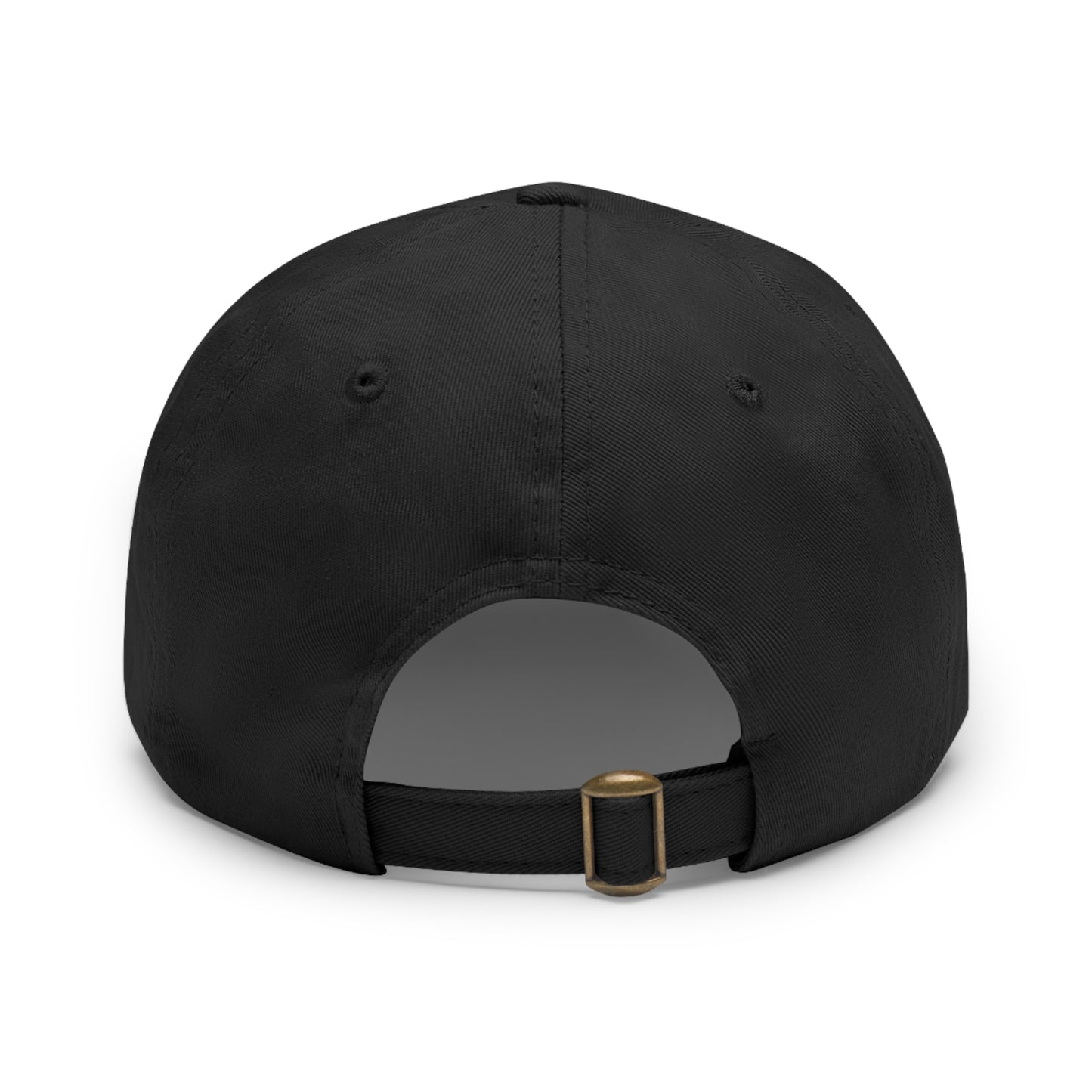 Money Bag Hat with Leather Patch (Round)